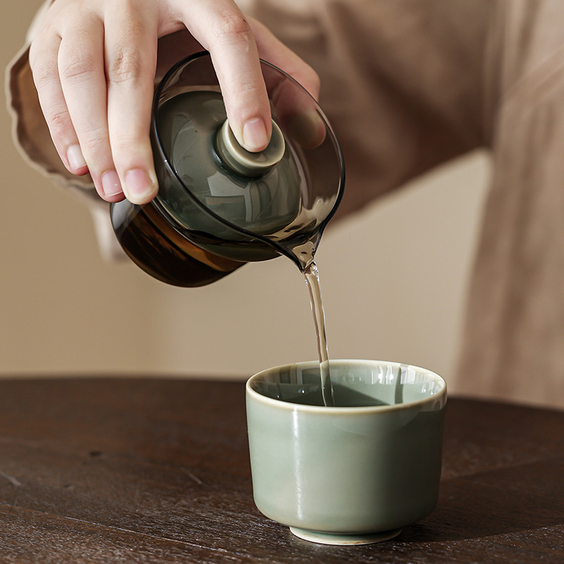 Celadon Ceramic Cup - Taza de té de porcelana Celadon,