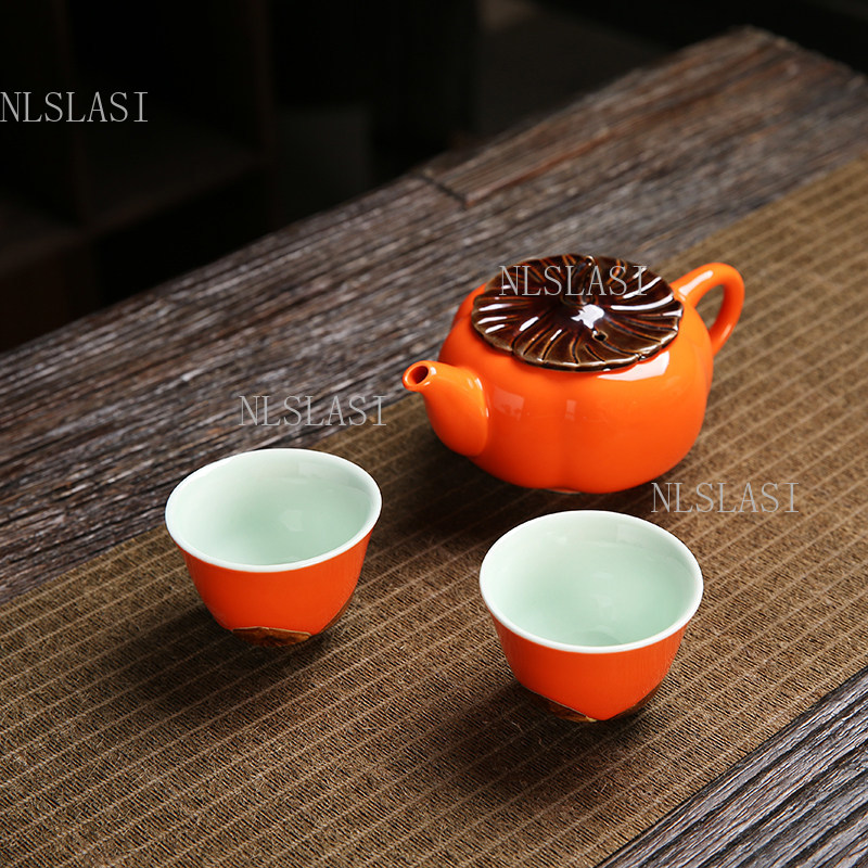 Celadon Ceramic Cup - Juego de Té de Cerámica Rojo