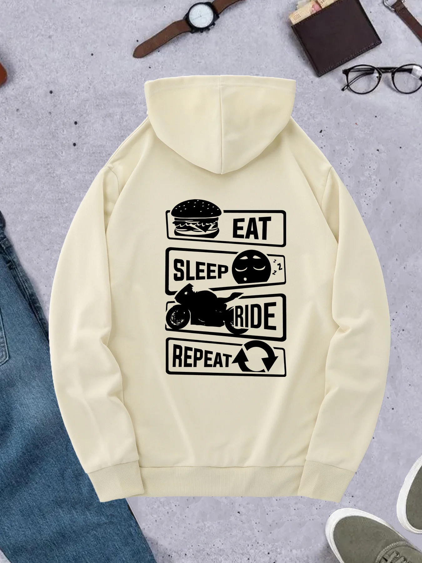 Korean Men Lifestyle - Sudadera con capucha para hombre, estilo