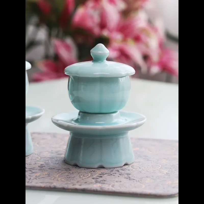 Taza de Agua Bendita de Cerámi - Celadon Ceramic Cup reseña y precio