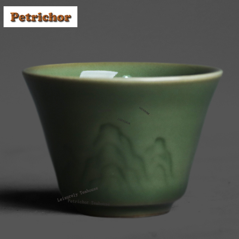 Taza de té de celadón con reli - Celadon Ceramic Cup reseña y precio