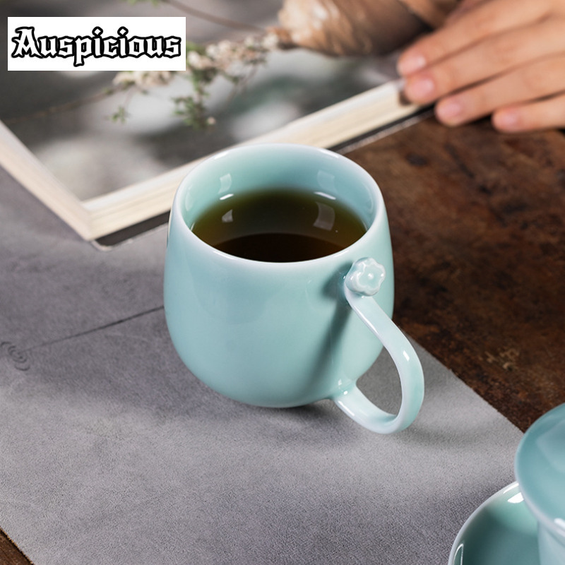 Taza separadora de té con filt - Celadon Ceramic Cup reseña y precio