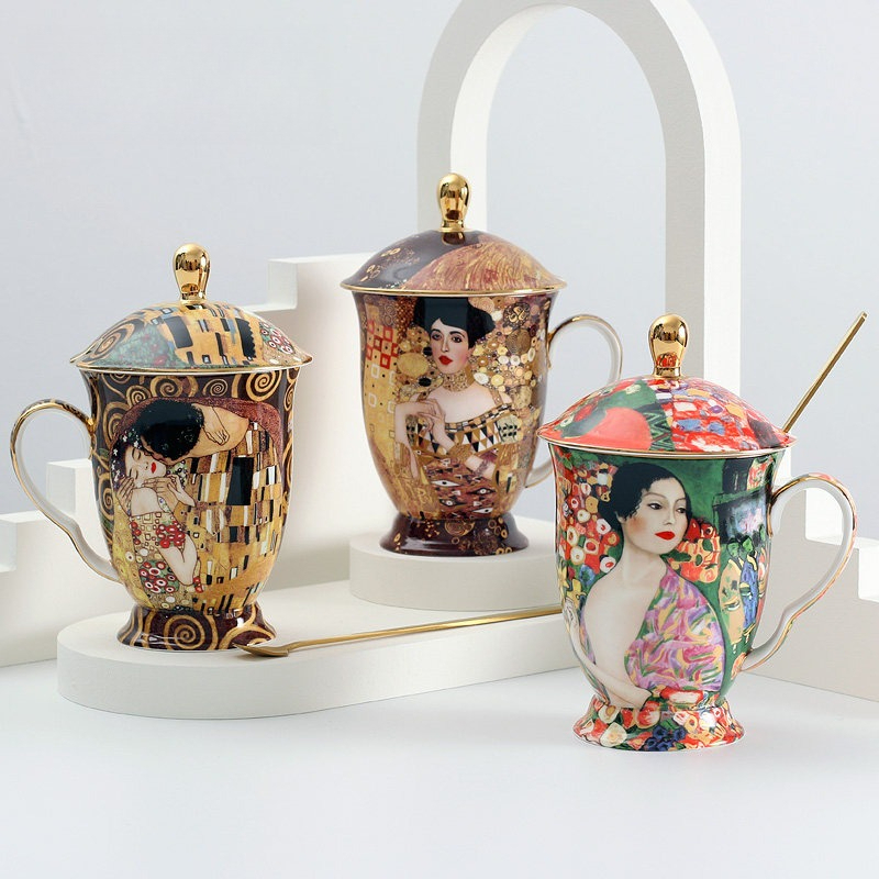 Taza de Cerámica Europea con T - Celadon Ceramic Cup reseña y precio
