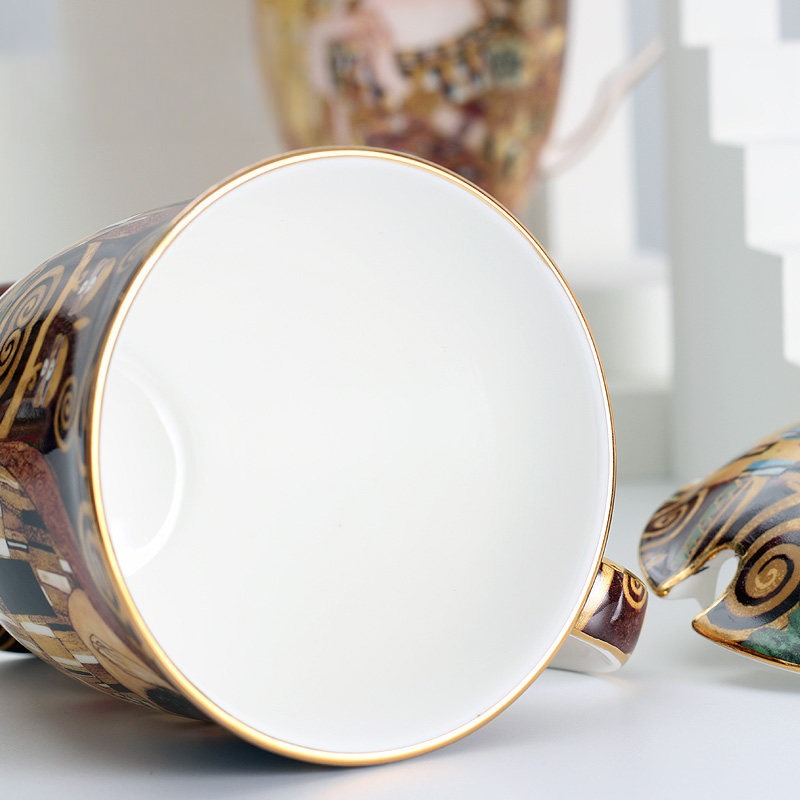 Taza de Cerámica Europea con T - Celadon Ceramic Cup reseña y precio