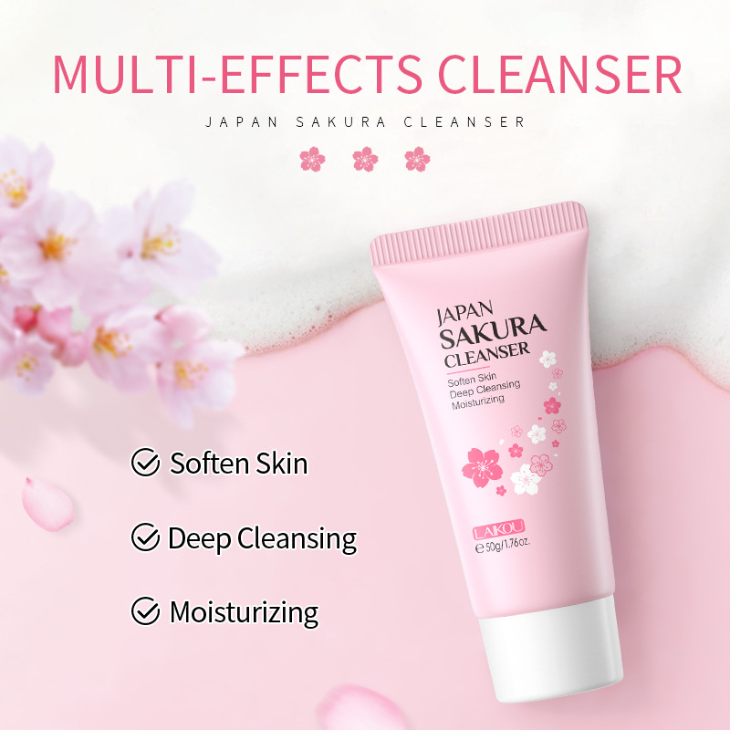 Sakura-limpiador Facial corean - Korean Skincare Routine reseña y precio